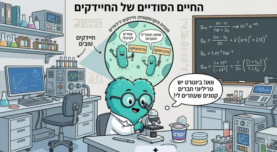 עיתון ילדים - כמה ואיזה חיידקים יש לנו בגוף? - bacteria חיידקים