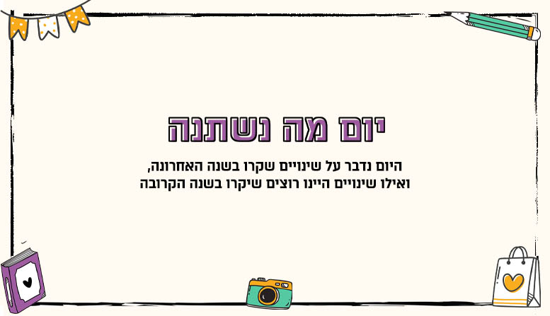 יום מה נשתנה