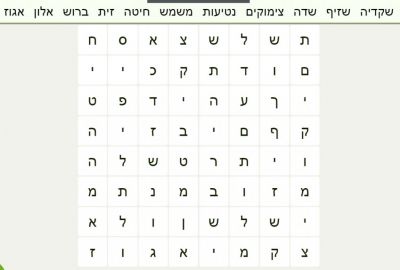 תפזורת טו בשבט