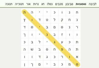 תפזורת חנוכה