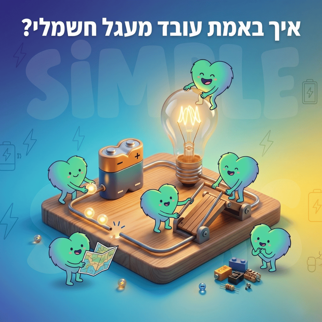 איך באמת עובד מעגל חשמלי?